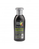 شامپو حاوی کافئین و روغن هسته انگور BIZ برای موهای خشک و آسیبدیده حاوی ویتامین B5 تنظیم PH مناسب پوست گردن به بالا (PH∼5.5) تثبیت کننده رنگ مو افزایش رطوبت ریشه مو جلوگیری از ریزش با افزایش گردش خون حاوی 300 میلیلیتر شامپو کافئین و روغن هستۀ انگور